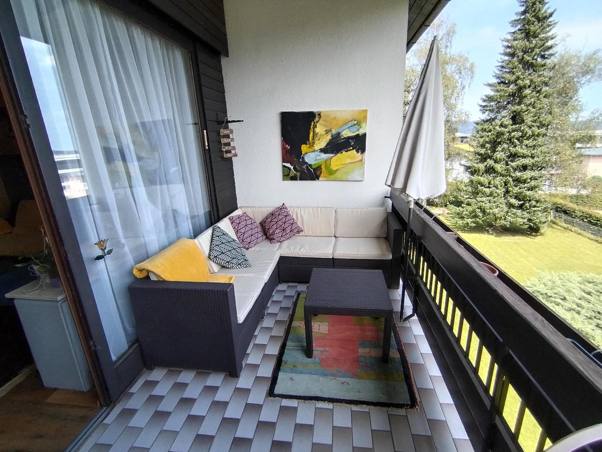 Waldeslust Warmbad Mit Balkon Und Privatem Parkplatz Apartment Villach Exterior foto